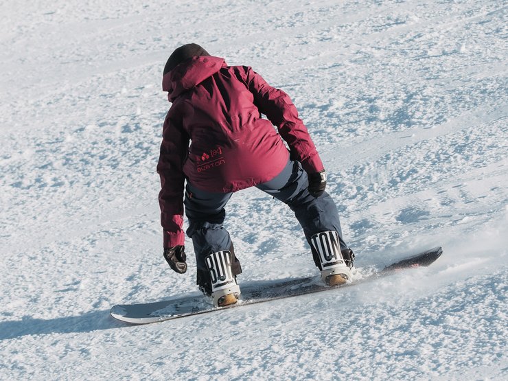 6) Mach beim Ausfahren ein paar Schwünge.