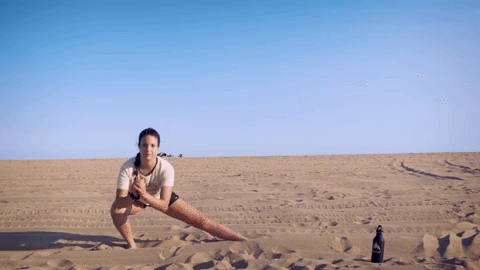 The warmup. Do 5x reps on each side.